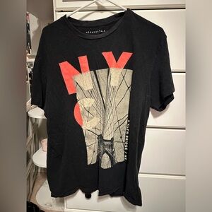 Aeropostale Black and Red NYC Graphic Tee
